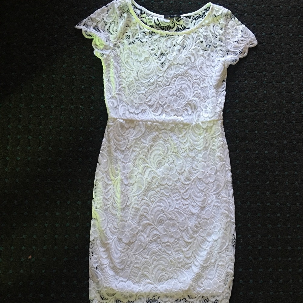 White Laced Dress
